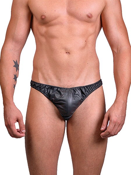 Lederstring Slip für Herren