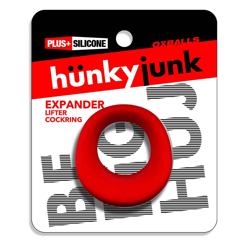 EXPANDER Scoop-Style Cockring Red Velvet – Ansicht 1