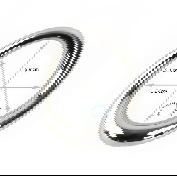 Cockring 3-D anatomic Edelstahl gebogen Größe 5,9 cm