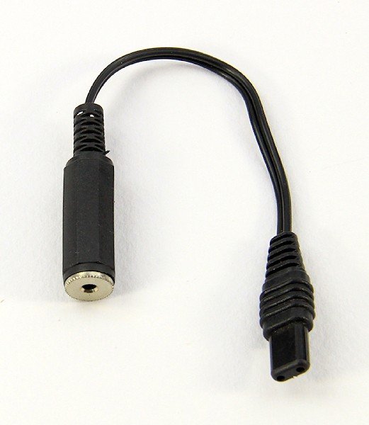 adapter25 Adapter 2.5 mm Klinkenbuchse zu Flachstecker/Fl