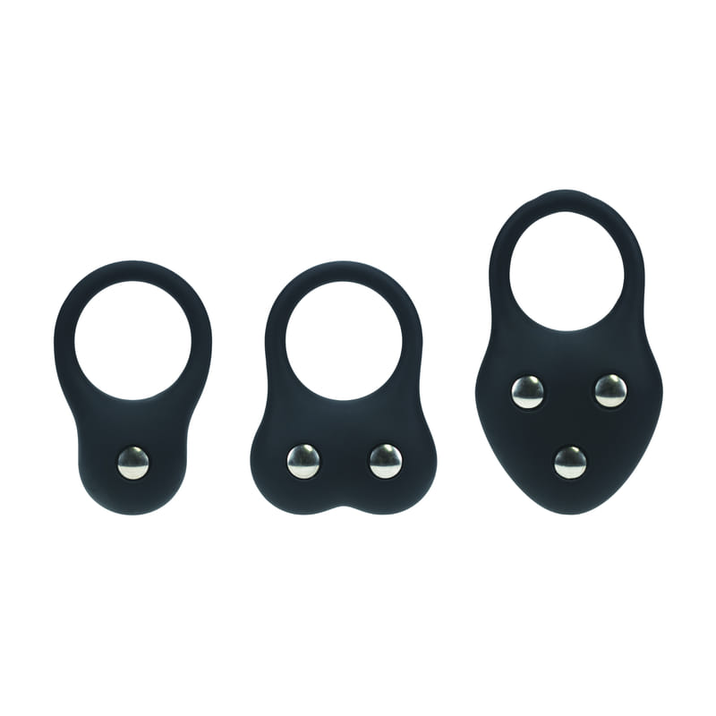 ErectoGym Progressive Set – drei Silikonringe als Beckenbodentrainer für Männer