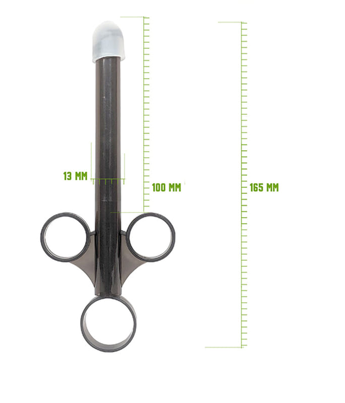 Lube Shooter - 2 x Gleitmittel-Applikator Lube Shooter Gleitmittel-Applikator – Maßangaben