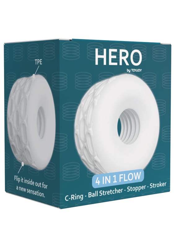 Hero 4 in 1 Flow Cockring weiß - Produktansicht 2