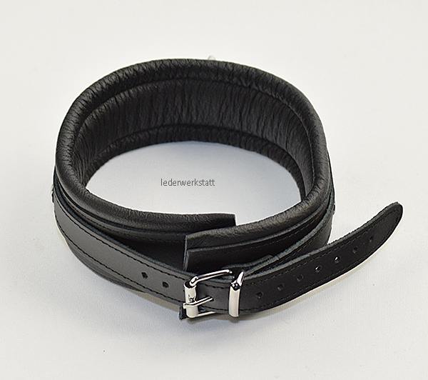 lederhalsfessel Leder-Halsfessel Bondage BDSM - Hauptansicht