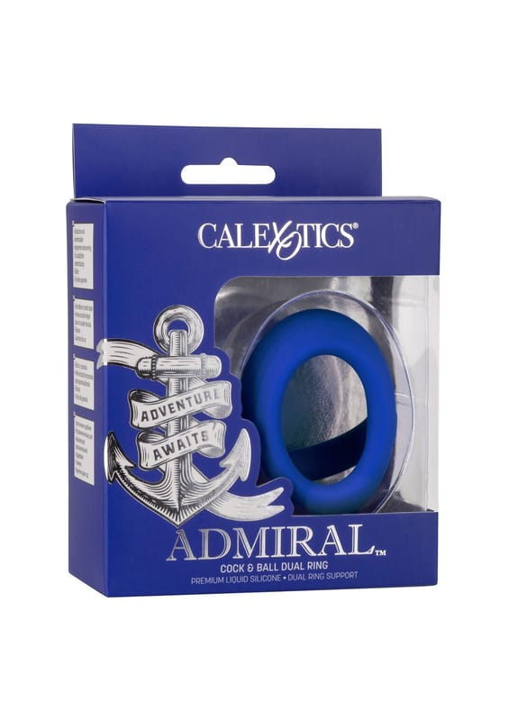 Admiral Dual Cock and Ball Ring - Materialnahaufnahme des hochwertigen Silikons