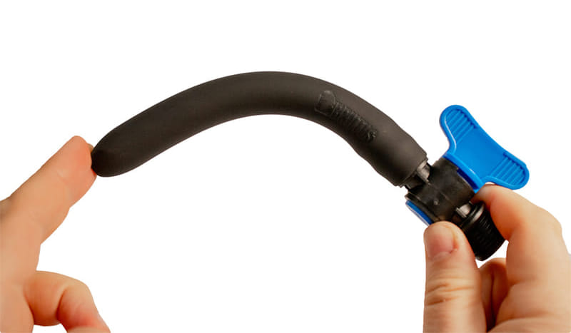 Silicone Shower Nozzle Flow Control - Detailansicht mit Durchflusskontrolle