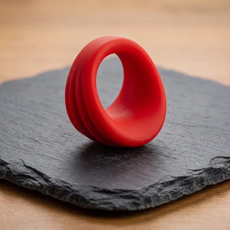 EXPANDER Scoop-Style Cockring Red Velvet EXPANDER Scoop-Style Cockring Red Velvet – Hauptbild
