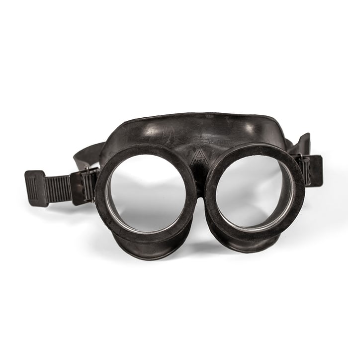 Golden Shower Schutzbrille Gummi Gummi Schutzbrille komplett - idealer Schutz bei Natursekt-Spielen