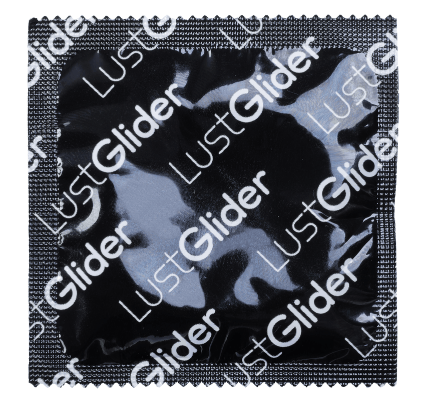 LustGlider Kondome Extra-Stark 100er, Kondomdetail verstärkte Wandstärke