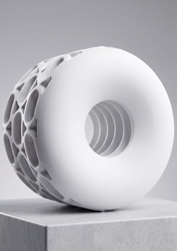 Hero 4 in 1 Flow Cockring weiß - dehnbarer Penisring