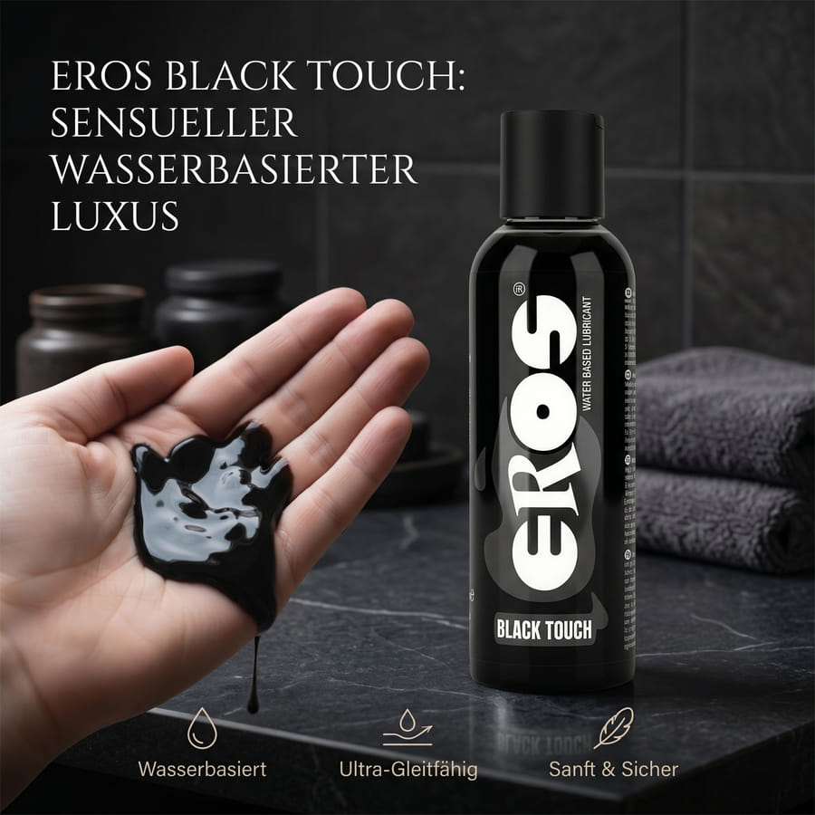Eros Black Touch Gleitgel 150ml - Premium Gleitmittel wasserbasiert