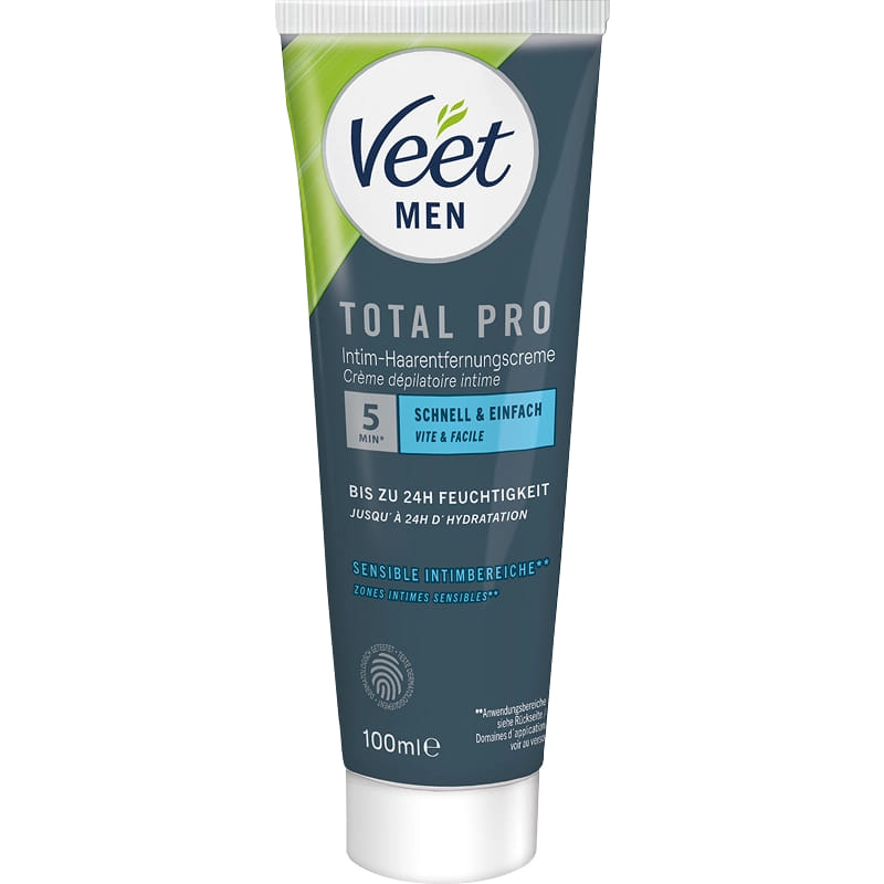 Veet Men Total Pro INTIM-Haarentferner-Set Veet Men Intimzone Produkt - Spezial-Haarentferner für sensible Bereiche
