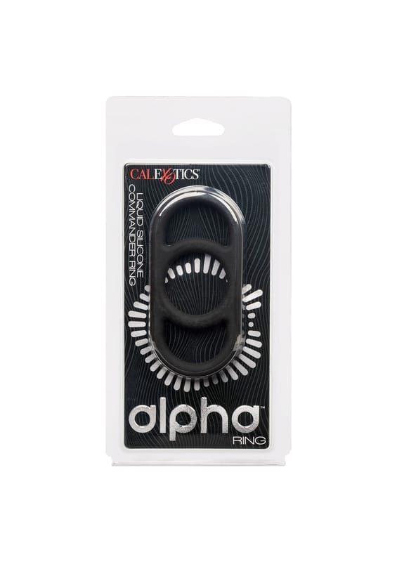 Alpha Commander Ring Silikon - Detailansicht der strukturierten Oberfläche