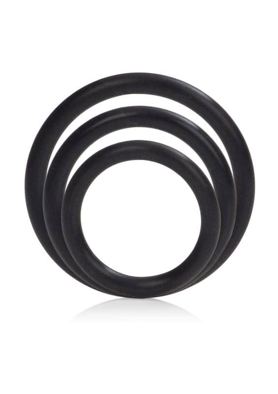 Support Ringe 3er Set Silikon - Größenvergleich der drei Ringe