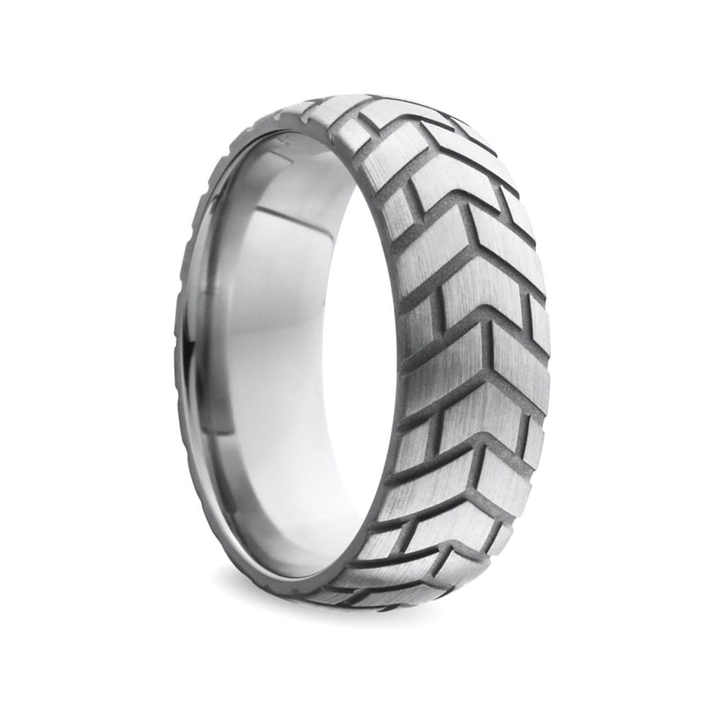 Profiling Bulge Schmuck Cockring aus Edelstahl - CNC-gefräster Ranger Ring