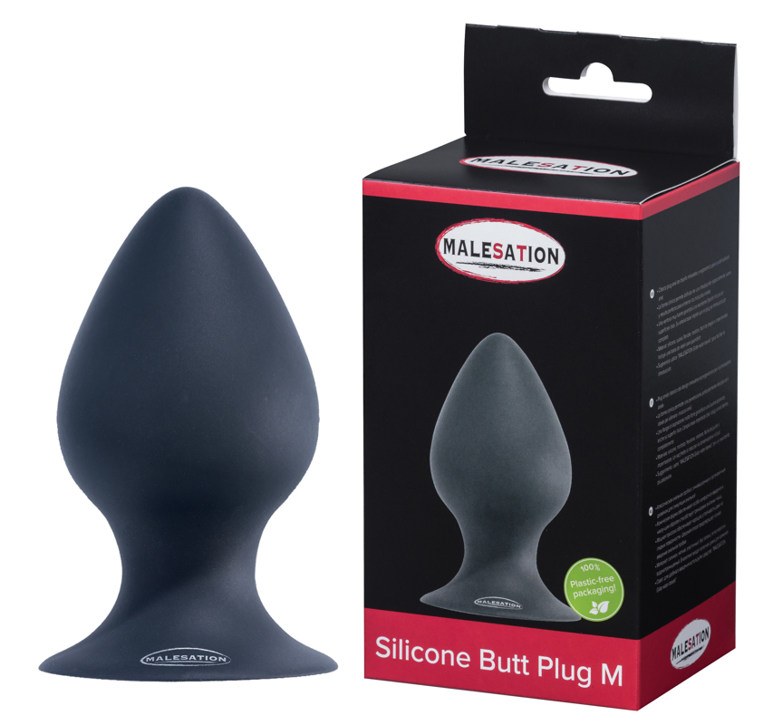 Silikon-Butt-Plug 5 x 10 cm Silikon-Butt-Plug 5 x 10 cm