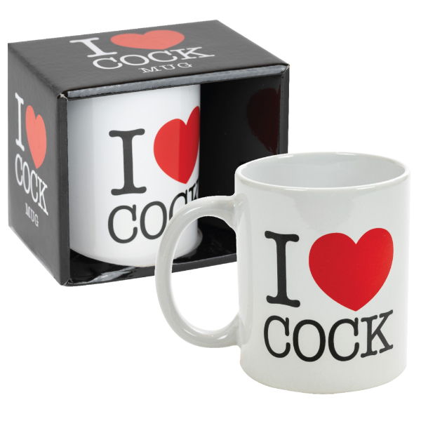 love-cock-tasse-weiss Kaffeebecher I Love Cock weiß