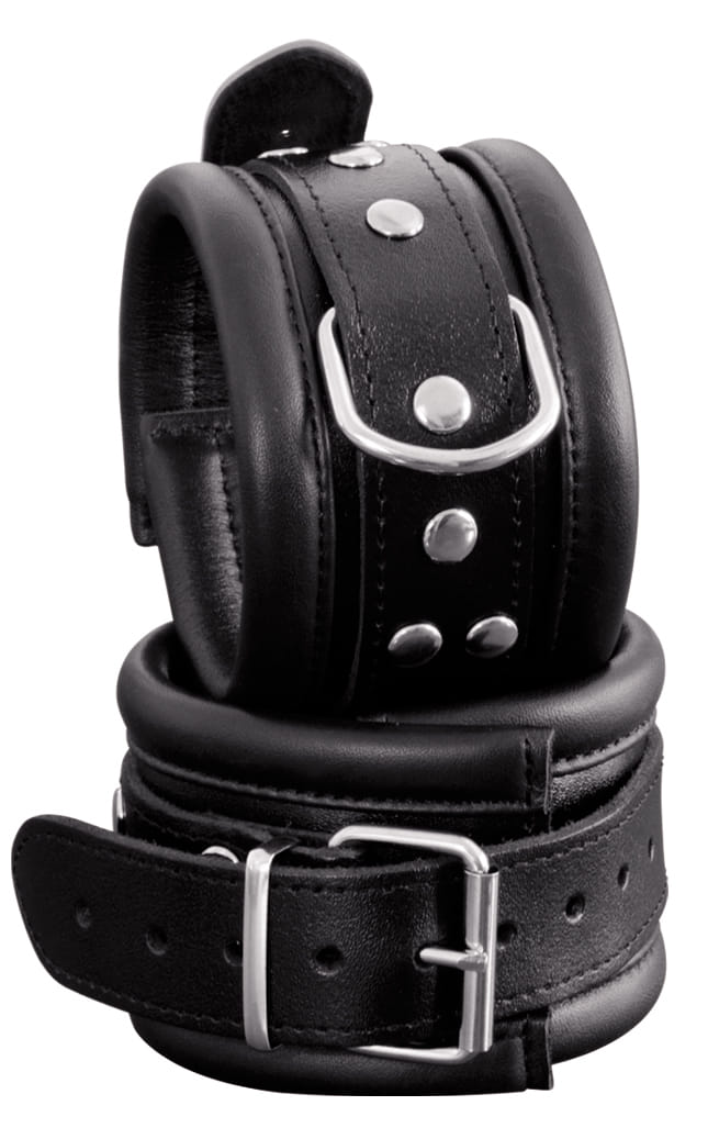 Fußfesseln aus Leder gepolstert Fußfesseln aus Leder gepolstert – Bondage BDSM